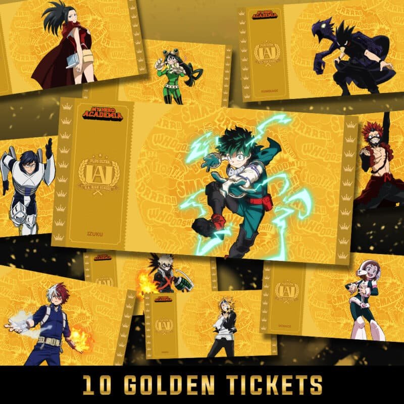 Cartoon Kingdom Sammelkarte – Golden Ticket One Piece Sanji, 7,2 X 14,5 Cm – Seltene Collector’s Edition
