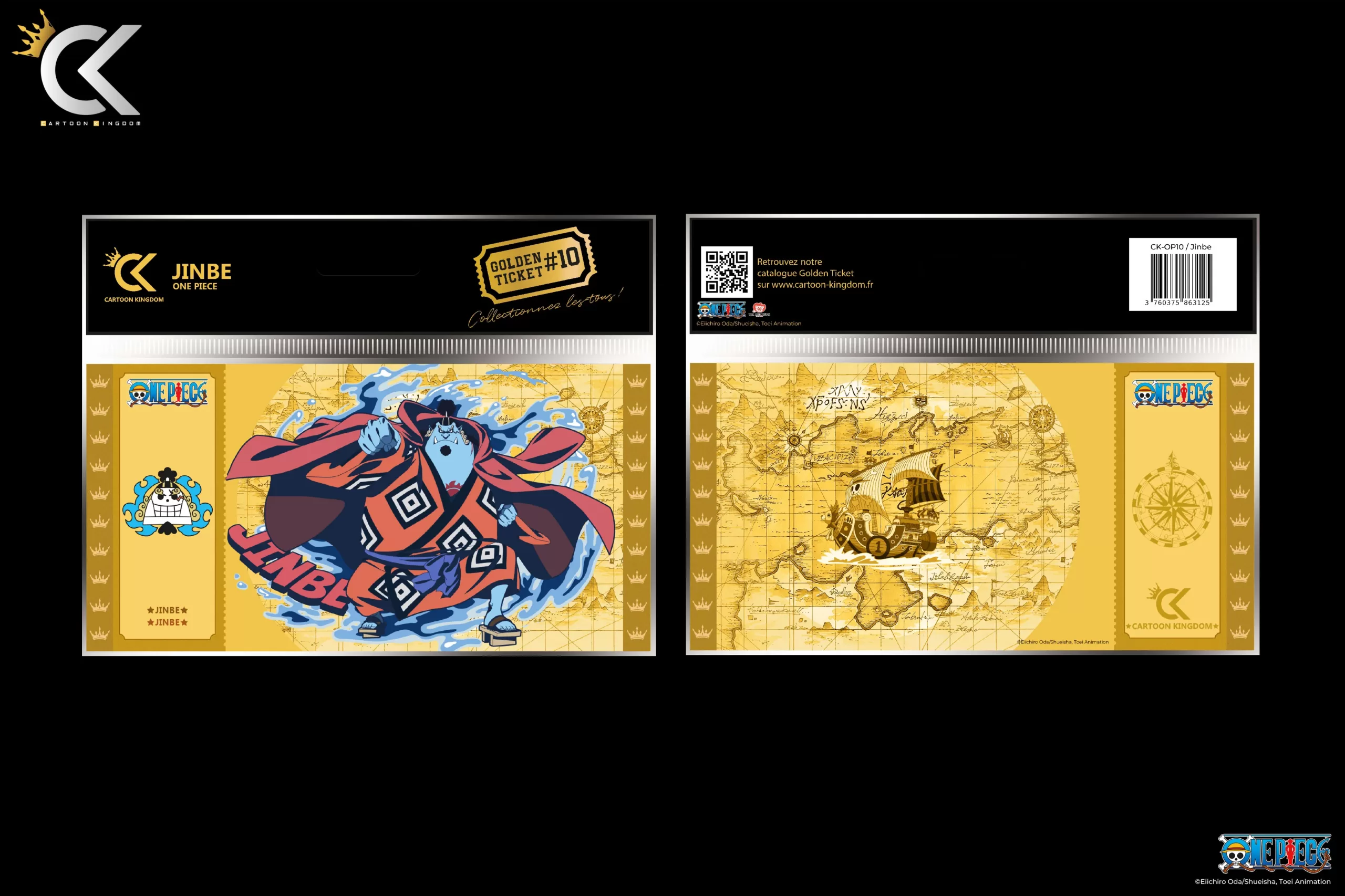 Golden Tickets Mugiwara - One Piece - Cartoon Kingdom - 10 tickets d'or