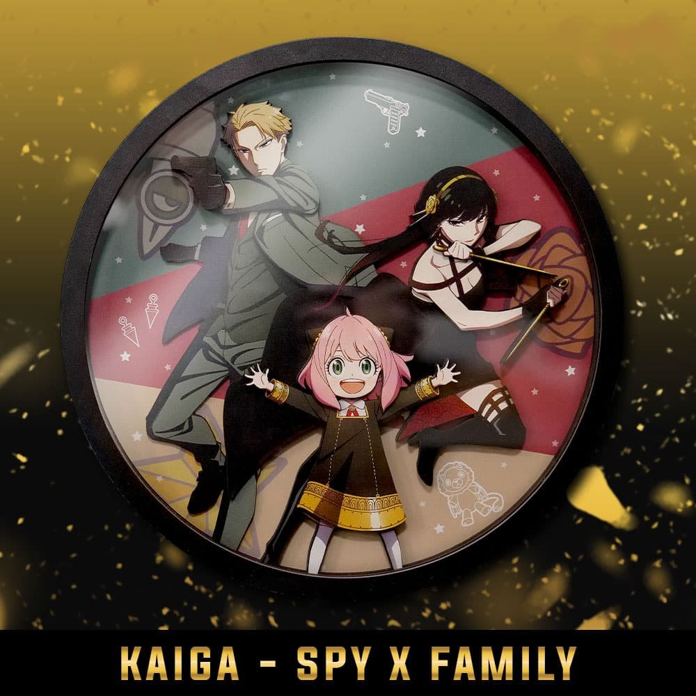 Kaiga Spy X Family – Wood 3D Frame