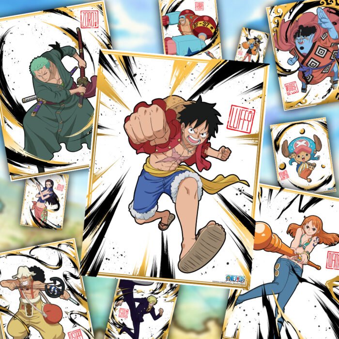 Golden Poster One Piece - Brush Version - Limited Edition
